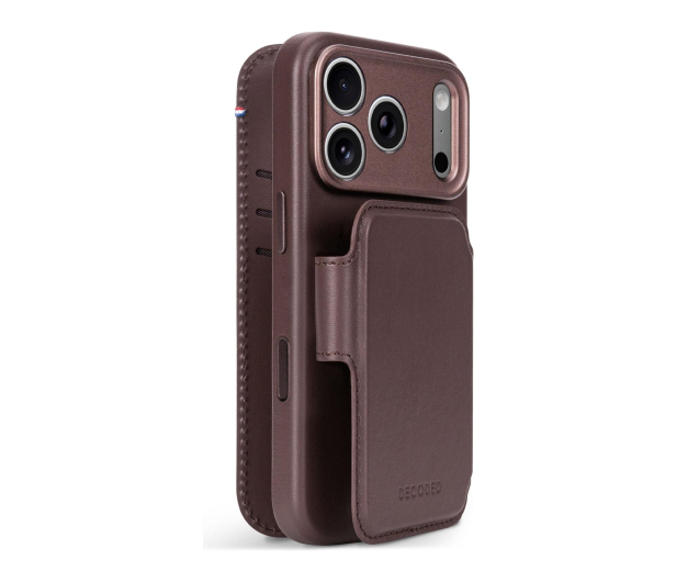Decoded Leather Detachable Wallet do iPhone 18 Pro MagSafe (chocolat - 1586671 - zdjęcie 2